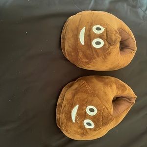“Poop emoji “ slippers